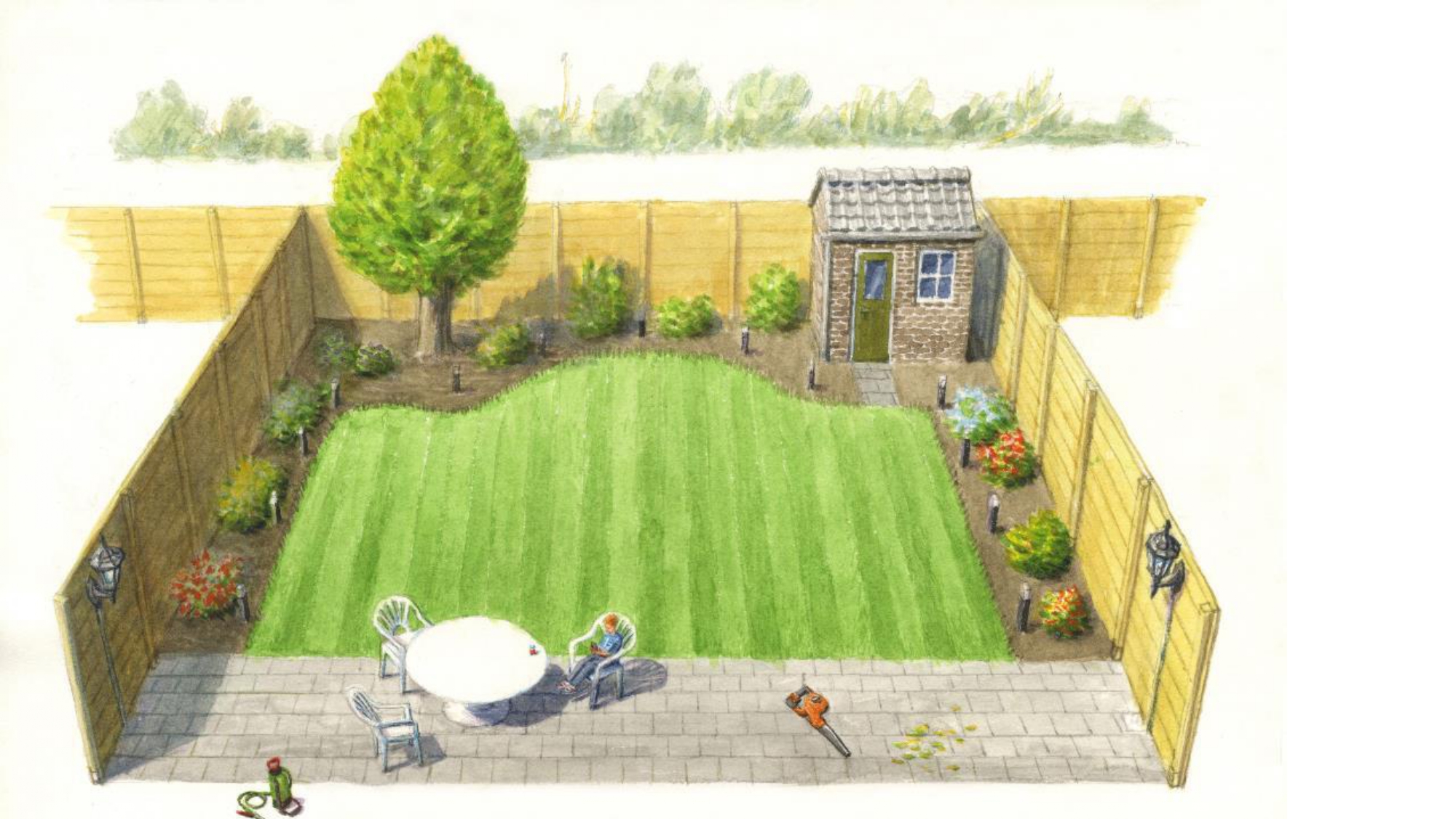 Conventional Garden, artwork by Jeroen Helmer