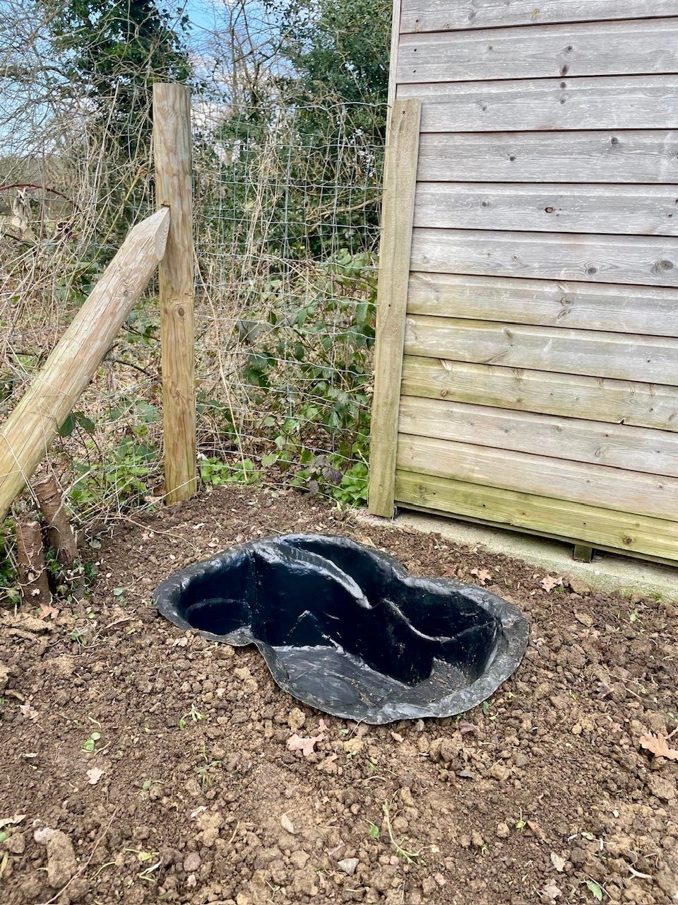 Installing a wildlife pond, Gemma Lovegrove